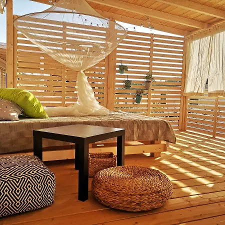 West Coast Mobilhome With Xxl Terrace פארק נופש